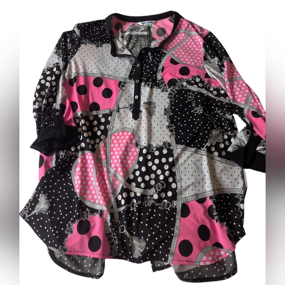 Two Piece 90s Abstract Shirt And Jacket - Picture 2 of 9